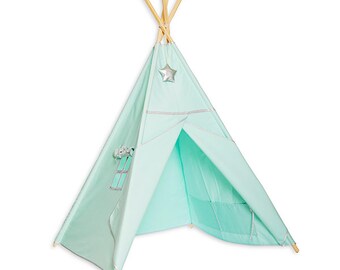 Teepee Tent - Silver Mint