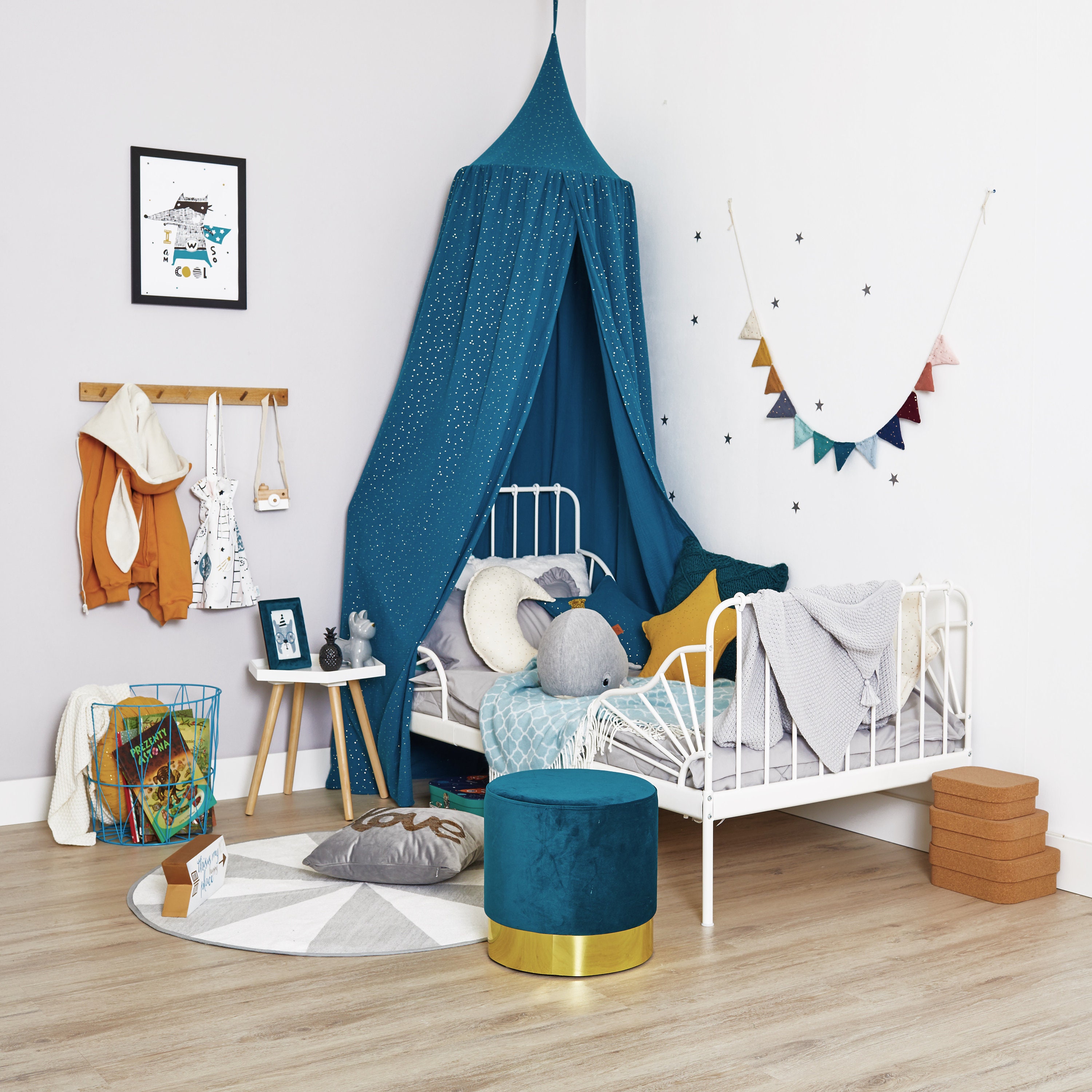 Turquoise Bed Canopy Etsy UK