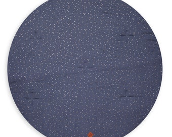 Muslin Floor Mat, Canopy Mat, Play Mat, Kids Floor Mat, Round Mat – Grey