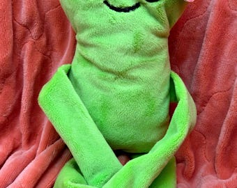 Cuddle Alien Plushie: Floppy Limb, Soft Faux Fur