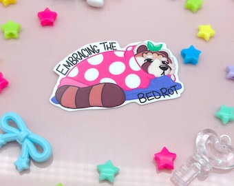 Embracing the Bedrot Sticker - Red Panda Sticker
