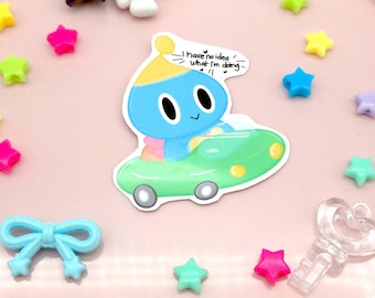 Driving Chao Sticker