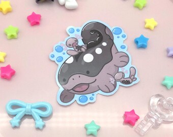 Silly Samander Monster Sticker