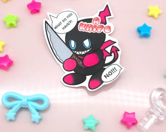 Dark Type Chao Sticker - Meme sticker