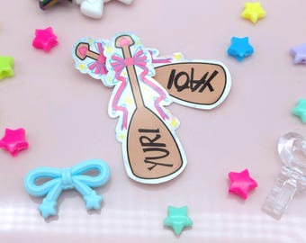 Anime Yaoi and Yuri Paddles Stickers