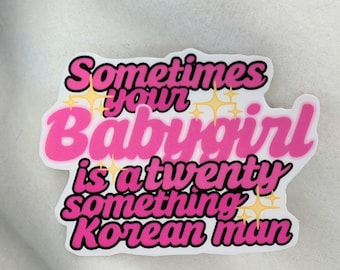 Kpop Babygirl Sticker