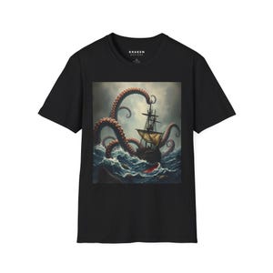 Kraken Designs: Raging Sea - Unisex T-Shirt