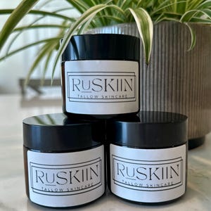 RuSkiin Tallow Skincare cream | Natural Face and body Moisturizer
