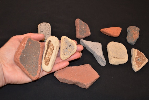 Beach Ceramic Tile Large,craft Rocks, River Rocks, Brick Tile,craft Pottery  