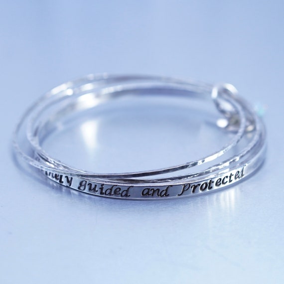 8”, Vintage Sterling 925 silver handmade bracelet… - image 1