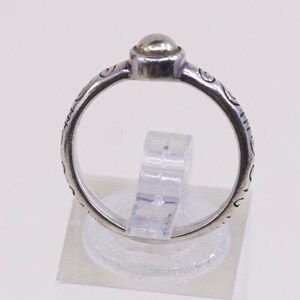 Sz 7 Vtg Brighton Sayan Sterling Silver Handmade Ring, 925 Band W/ Swirly image 2