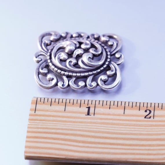 Vintage danecraft sterling silver handmade brooch… - image 7