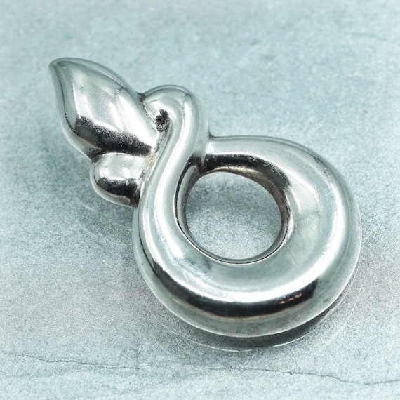 Vintage Handmade Sterling Silver Mother Symbol Pendant