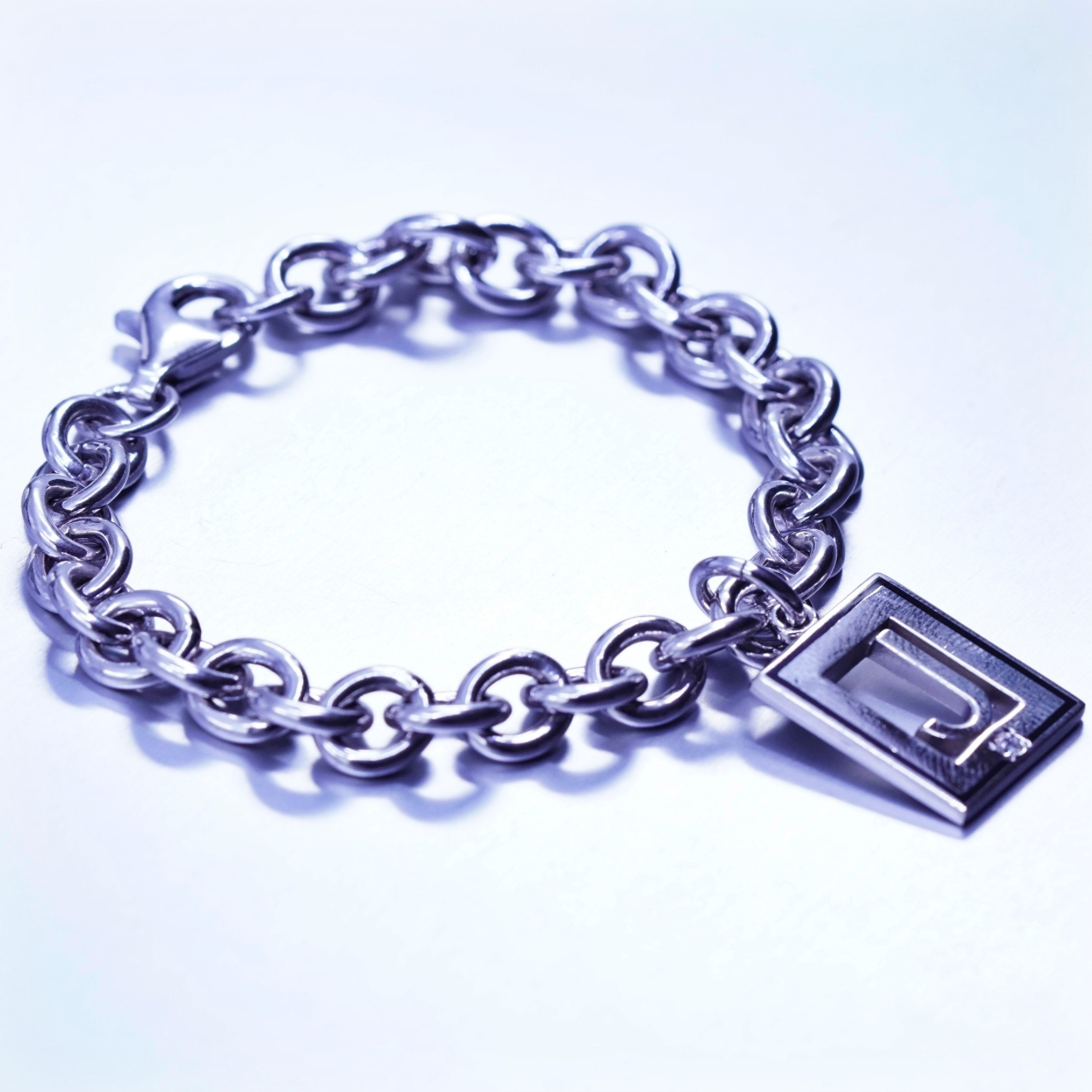 6.75”, 8mm, Vintage Sterling Silver Handmade Bracelet, 925