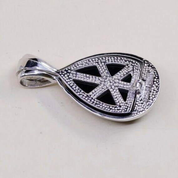 Vtg Interchangeable Sterling Silver Handmade Pend… - image 5