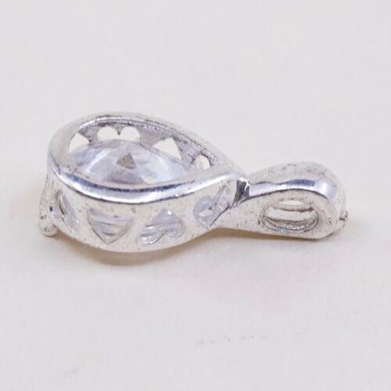 Interchangeable Sterling silver handmade pendant,… - image 2