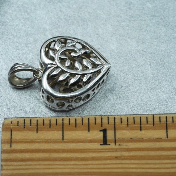 Vintage Sterling silver handmade charm, 925 praye… - image 5