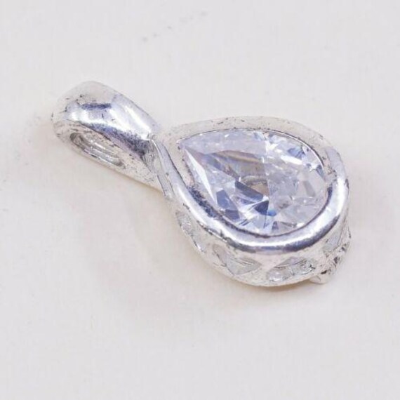 Interchangeable Sterling silver handmade pendant,… - image 1