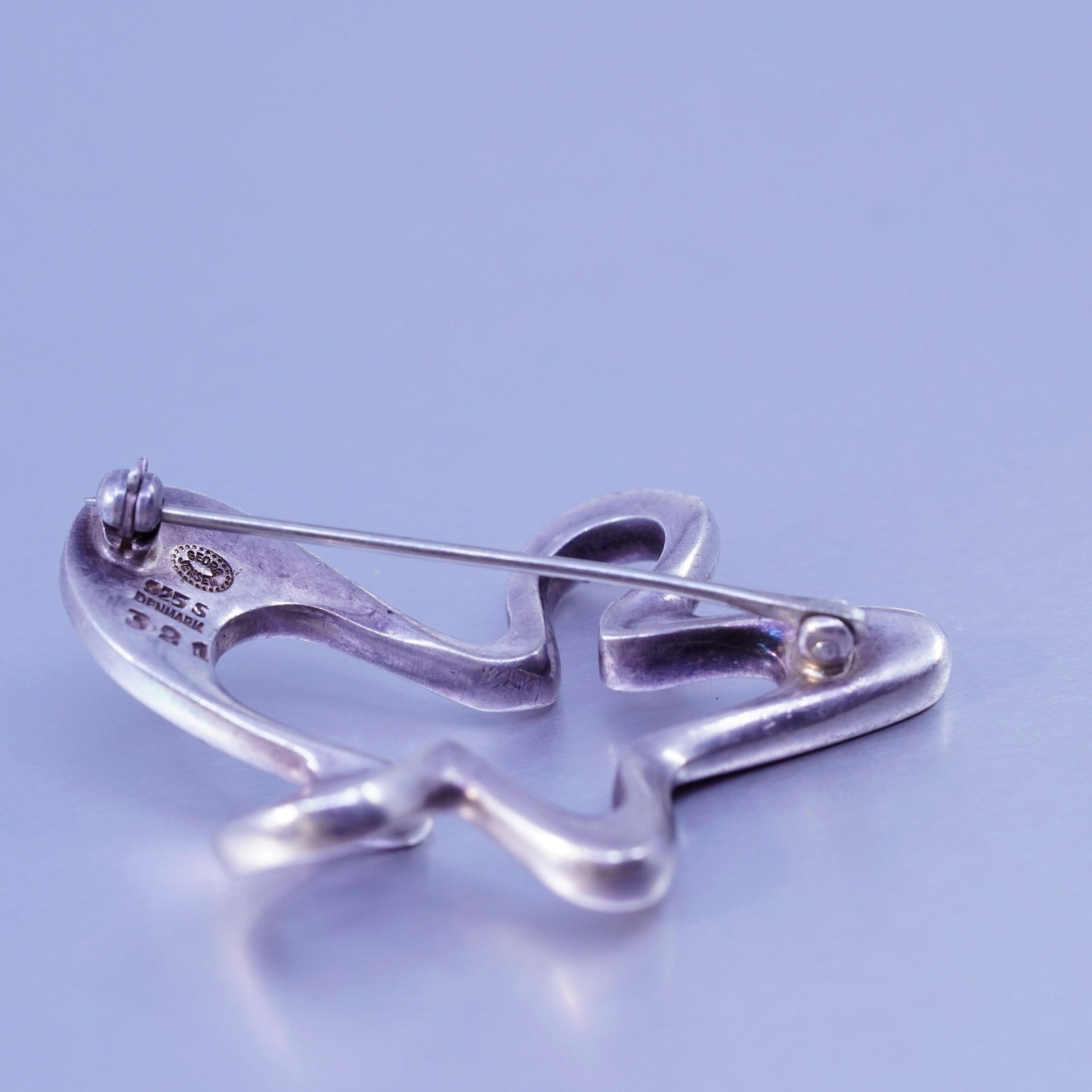 Designer Georg Jensen Sterling 925 Silver Henning Koppel Splash
