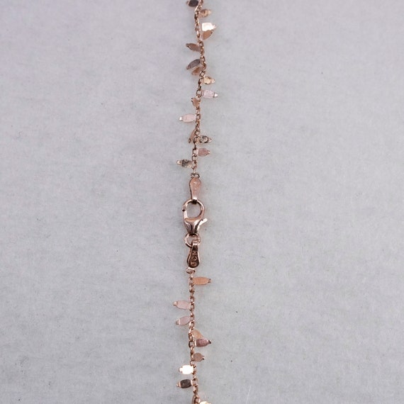 20”, vintage vermeil rose gold over Sterling 925 silv… Gem
