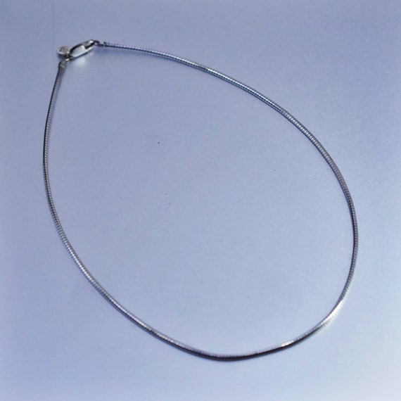 925 Stamped Sterling Silver 4.25mm Oval Snake Chain 925 Stamped Sterling Silver 4.25mm Oval Snake Chain
