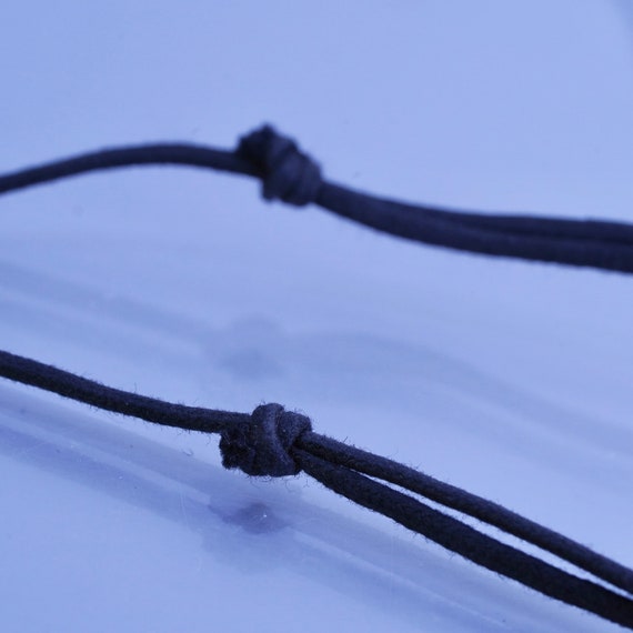 size adjustable, vintage Mexican linen chain neck… - image 8