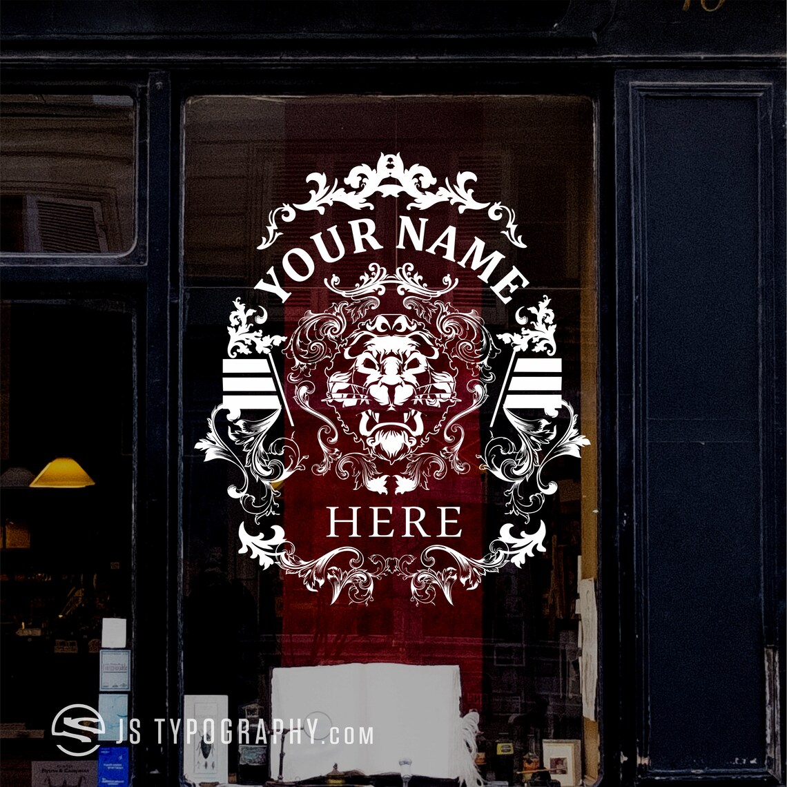 Custom Store Window Decals Personalized Window Decals Custom Etsy