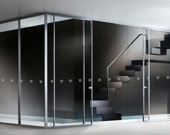 Frosted Glass Decals: Etched Effect Vinyl, Safety decals