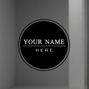Custom Window Decal, Personalized Logo Decals, Store Glass Decals