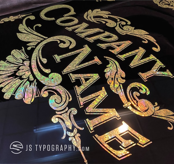 Gold Leaf Decals Gold Leaf Lettering Gold Leaf Window - Etsy
