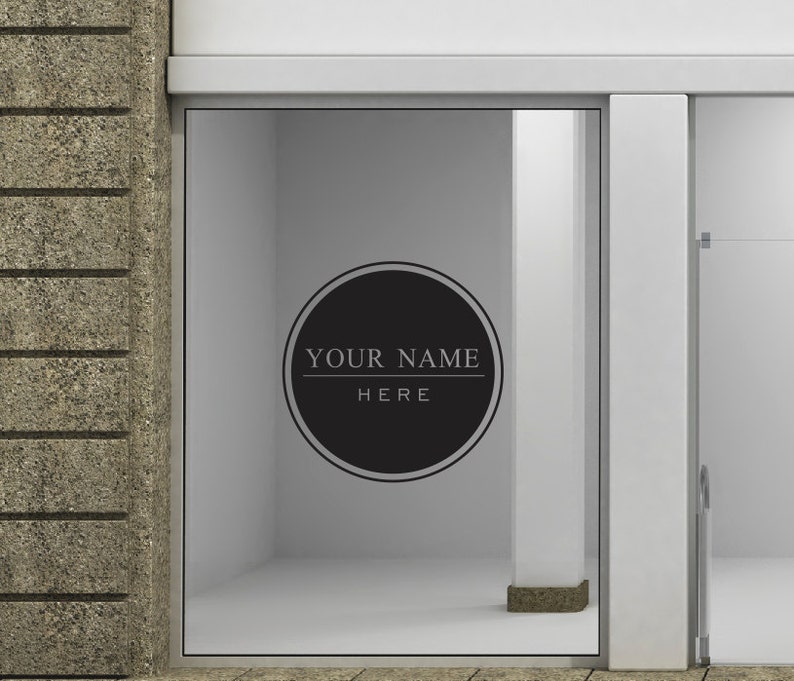 Custom Window Decal Storefront Decals Retail Store Decals - Etsy