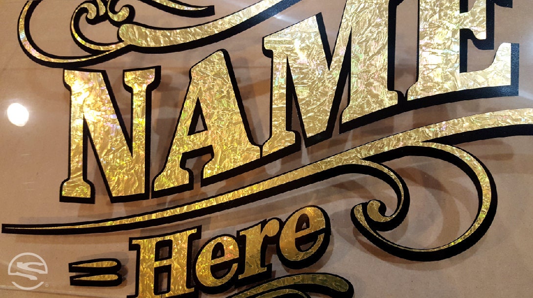 Gold Leaf Decals Gold Decals Custom Decals Personalized - Etsy