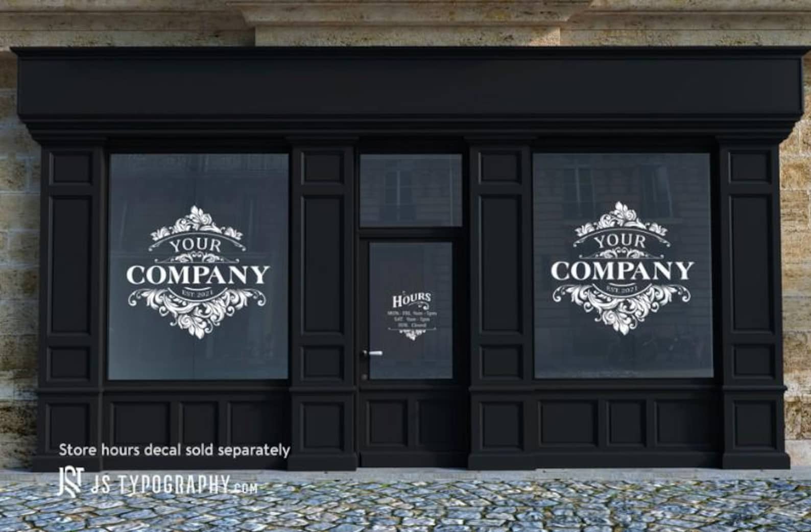 Custom Storefront Window Decal Suited for Any Type of Business ...