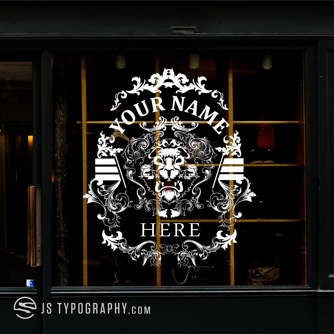 Custom Store Window Decals, Personalized Window Decals, Custom Logo