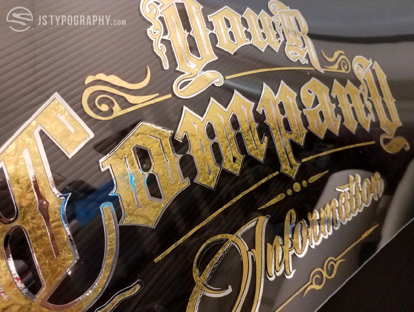 Gold Leaf Decals Gold Decals Gold Leaf Stickers Custom Etsy