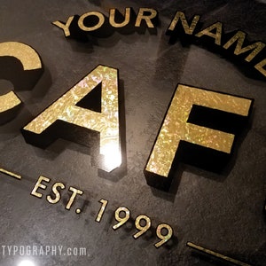 Gold leaf decals, Gold decals, Custom decals, Personalized decals, Large Decals, Storefront Signs, Custom Signs, Custom Decals, Vinyl Decal
