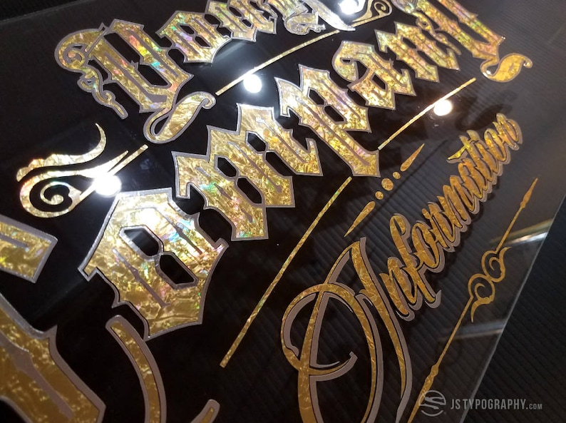 Gold Leaf Decals Gold Decals Gold Leaf Stickers Custom Etsy