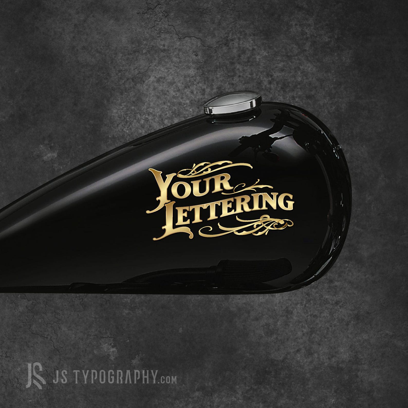 Motorcycle Tank Decal Set, Custom Graphics for Motorcycle - Etsy