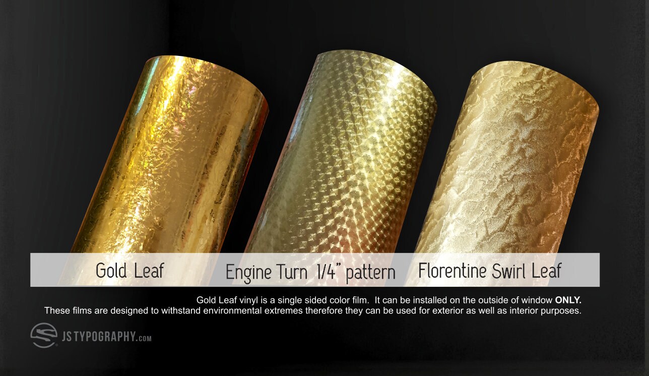 Gold Leaf Decals Gold Decals Gold Leaf Stickers Custom Etsy