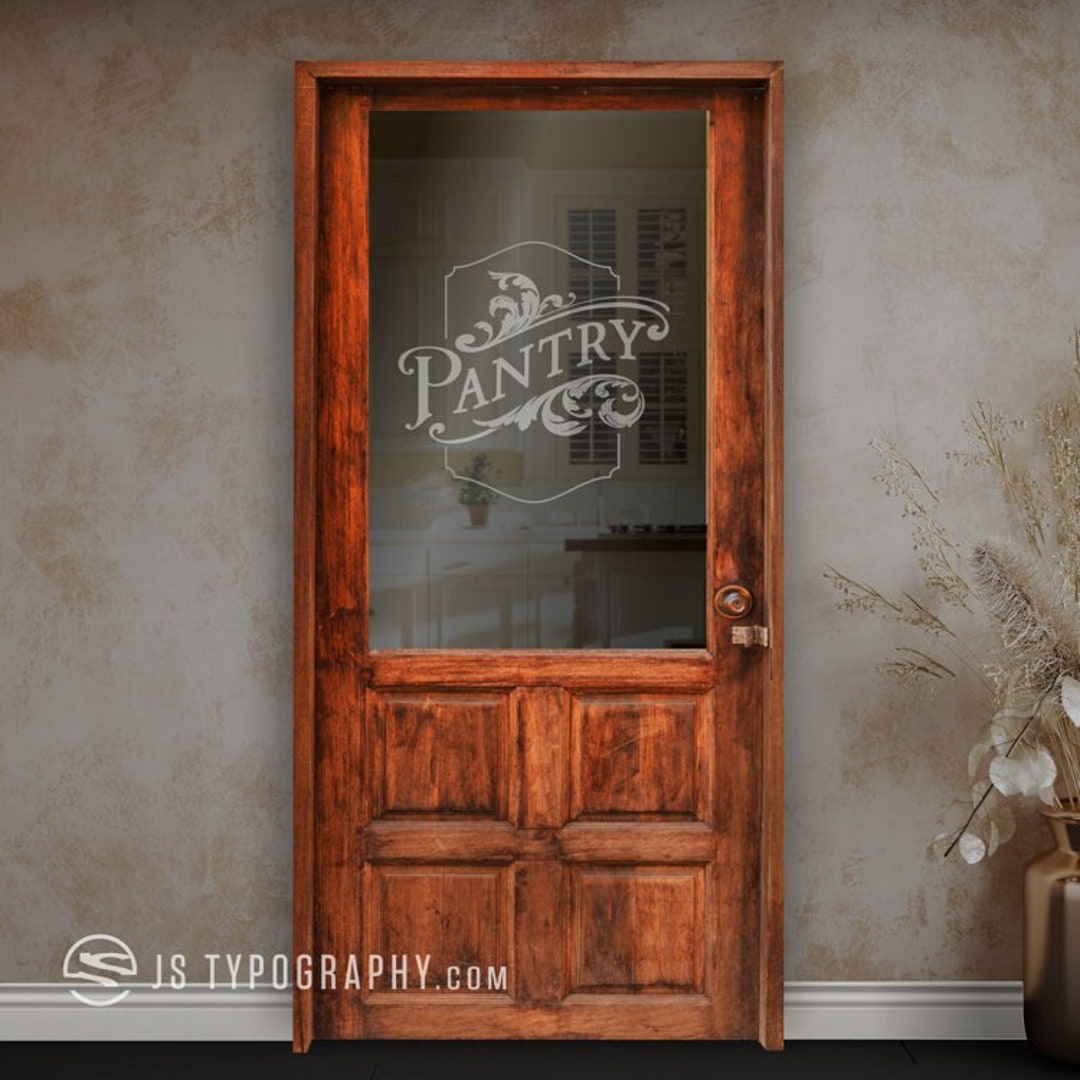 Creative Pantry Door Decal Ideas to Elevate Your Kitchen Decor