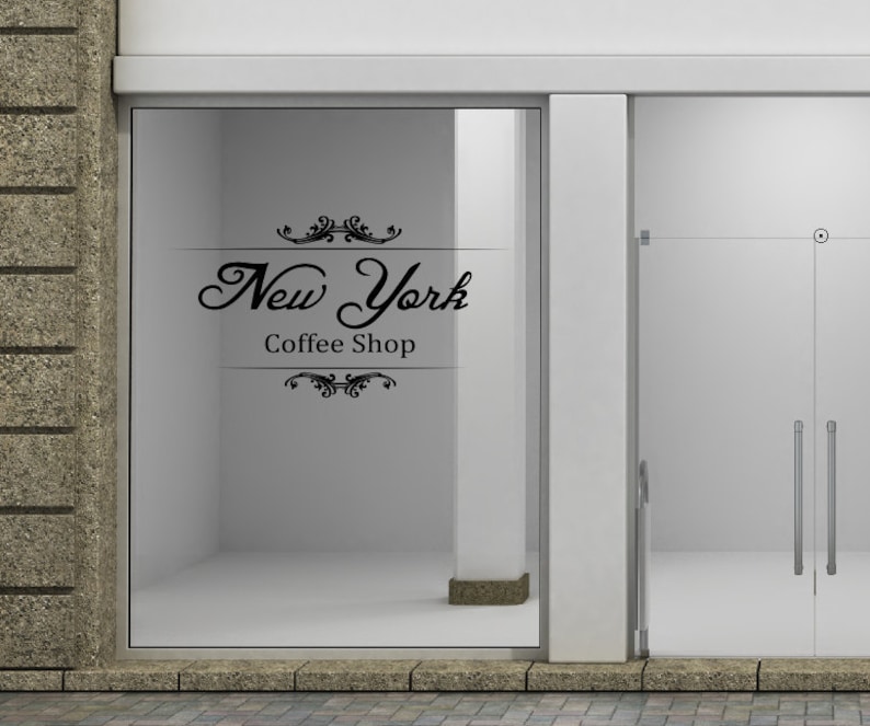 Custom Window Decal Custom Retail Store Decals Storefront Etsy