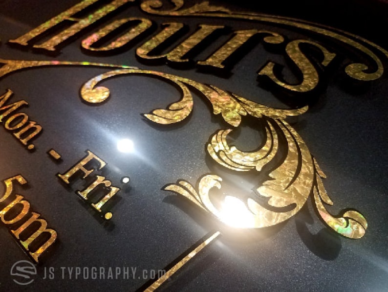 Gold Leaf decals Gold decals Custom decals Personalized Etsy