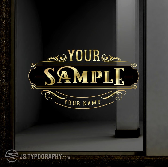 Gold Leaf Decals Gold Decals Custom Decals Gold Leaf Vinyl Etsy