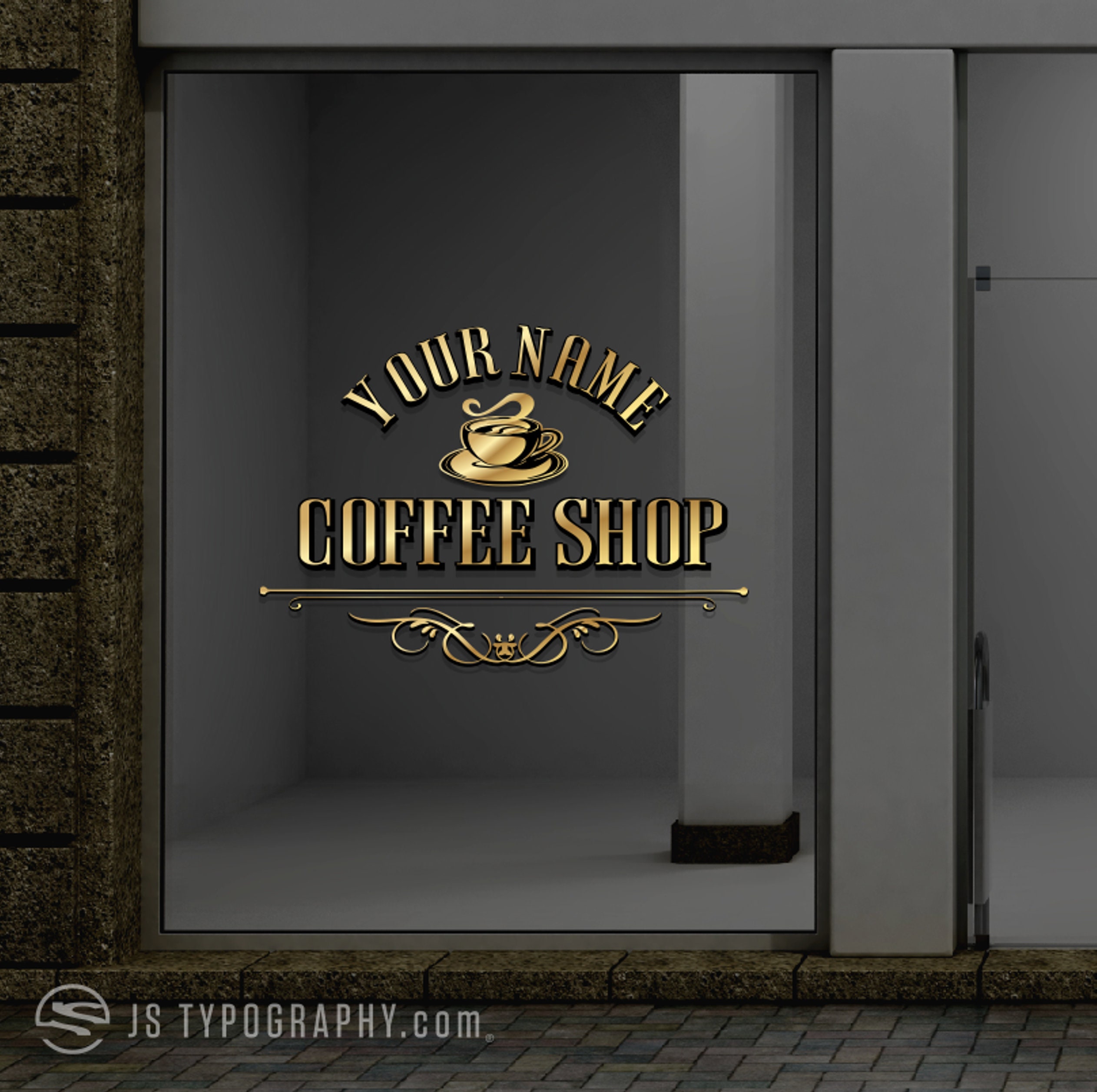 Gold Leaf Decals Gold Decals Custom Decals Personalized Etsy