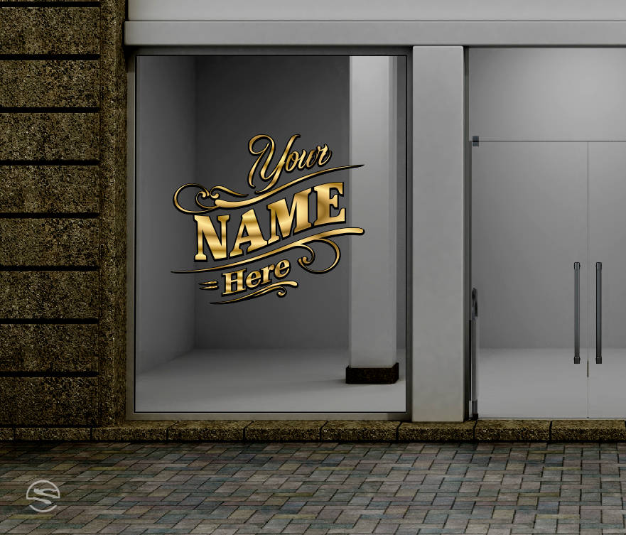 Gold Leaf Decals Gold Decals Custom Decals Personalized Etsy