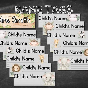 DIGITAL, Jungle Themed Classroom Decor Bundle, Classroom Decorations ...