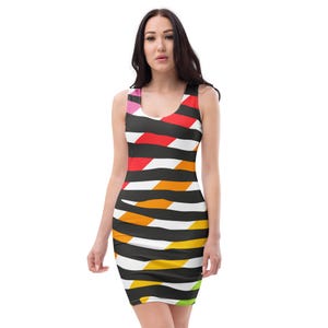 princess polly baby blue dress Stripe Bodycon Dress