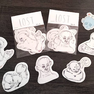 LOST sticker set