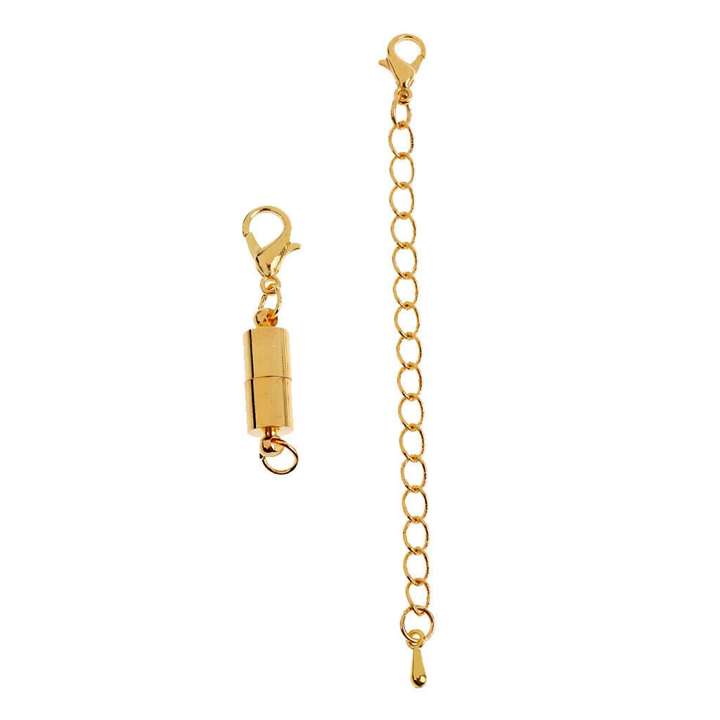 Gold plated Extender chain and clasp For Necklace or Bracelet