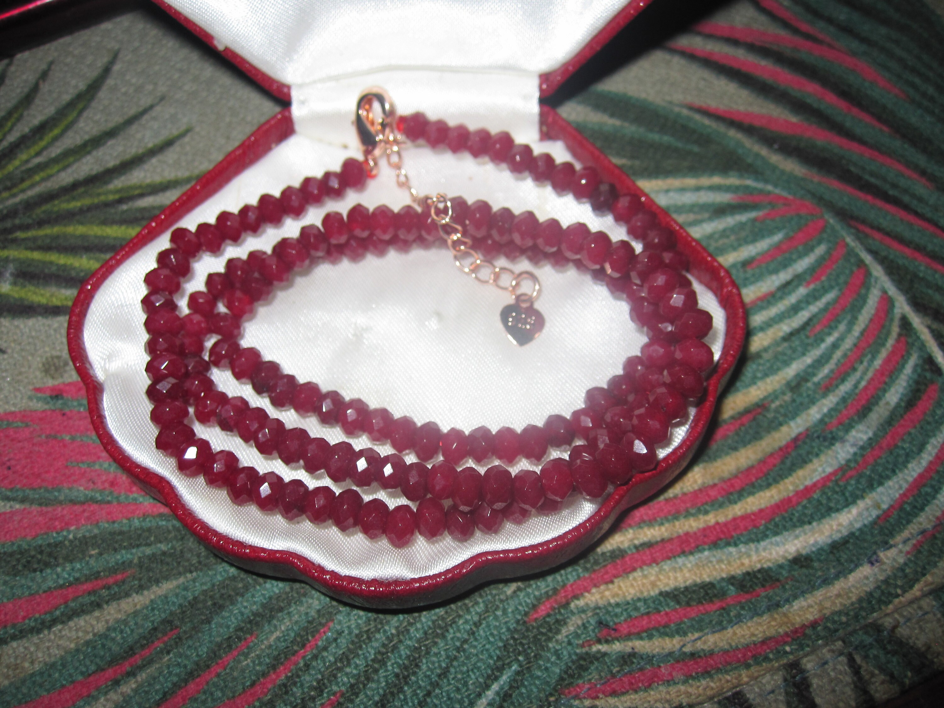 Original ruby necklace deals